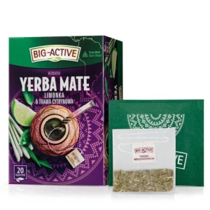 Herbatka Yerba Mate Limonka & Trawa cytrynowa - 20tb